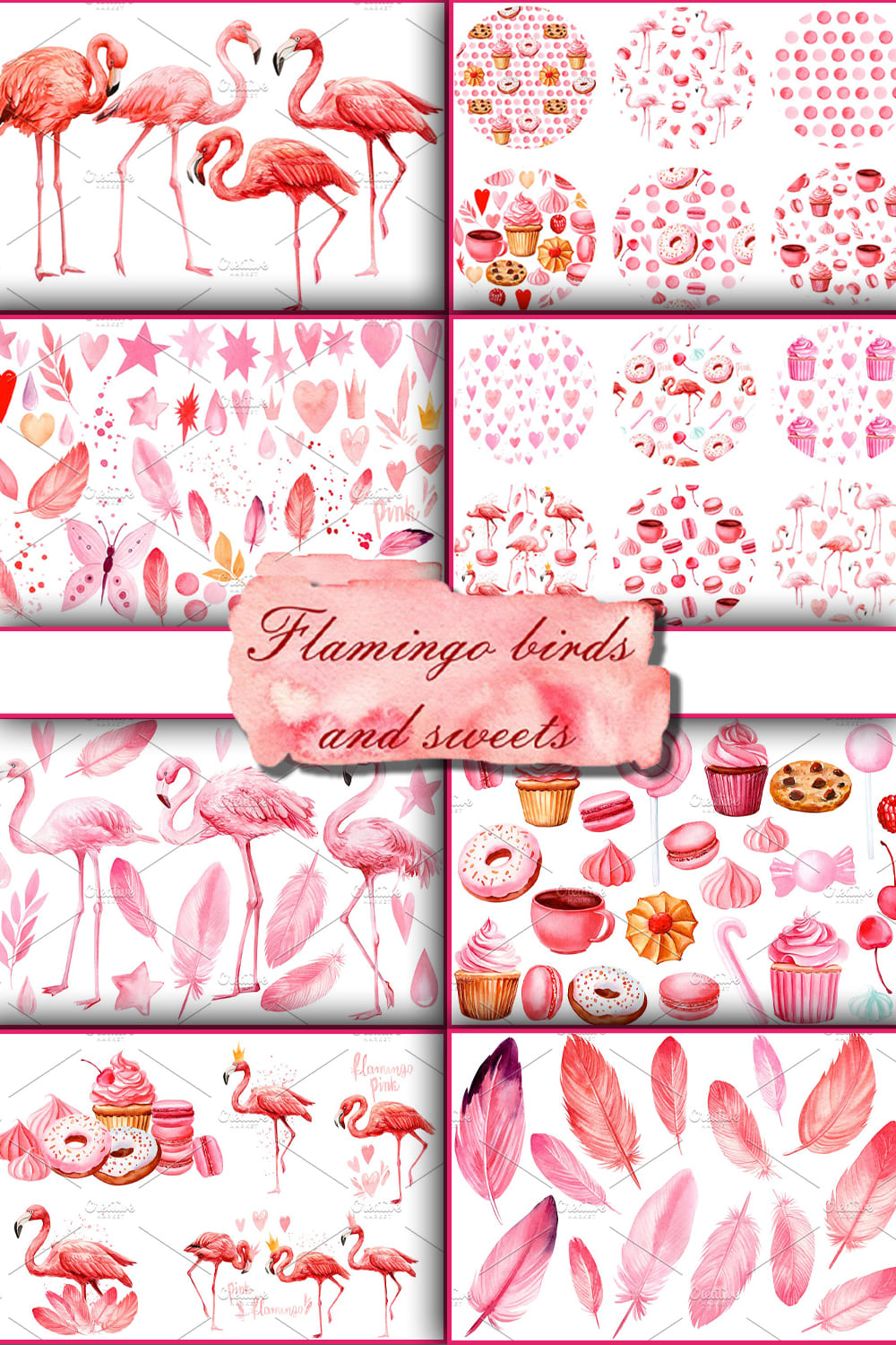 Flamingo Birds and Sweets.