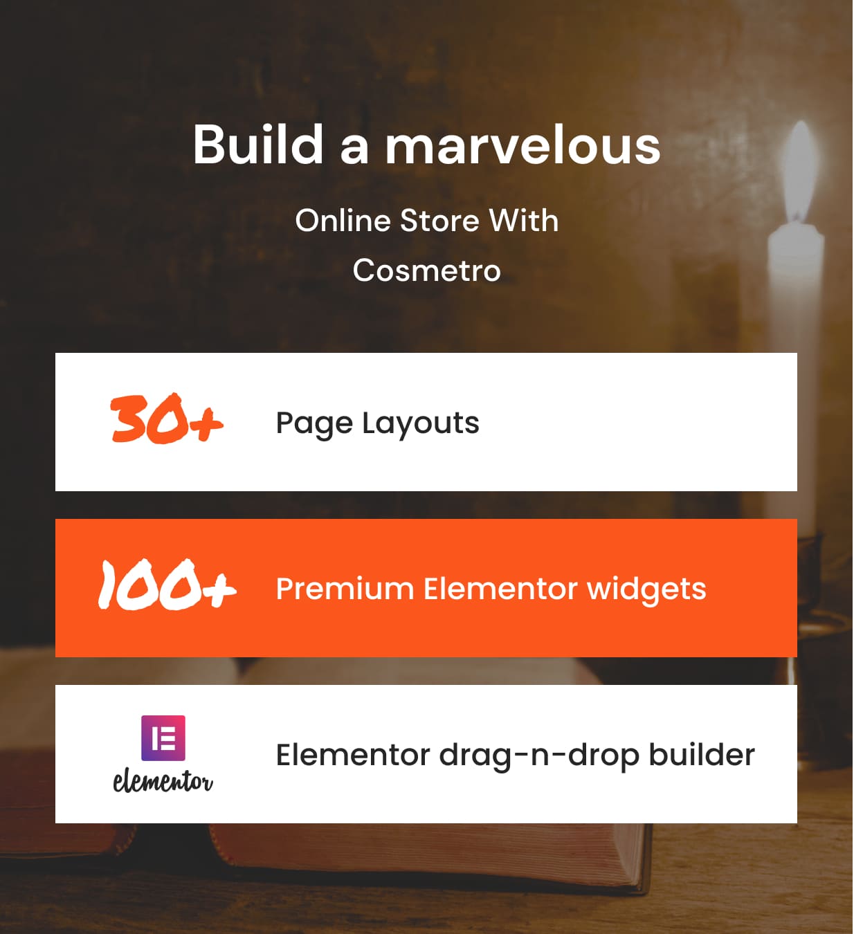 Build a marvelous online store with cosmetro.