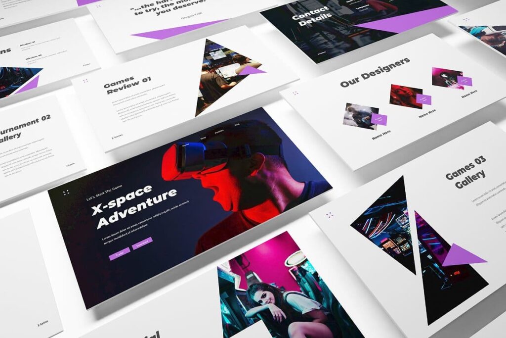 Gaming Powerpoint Template – MasterBundles