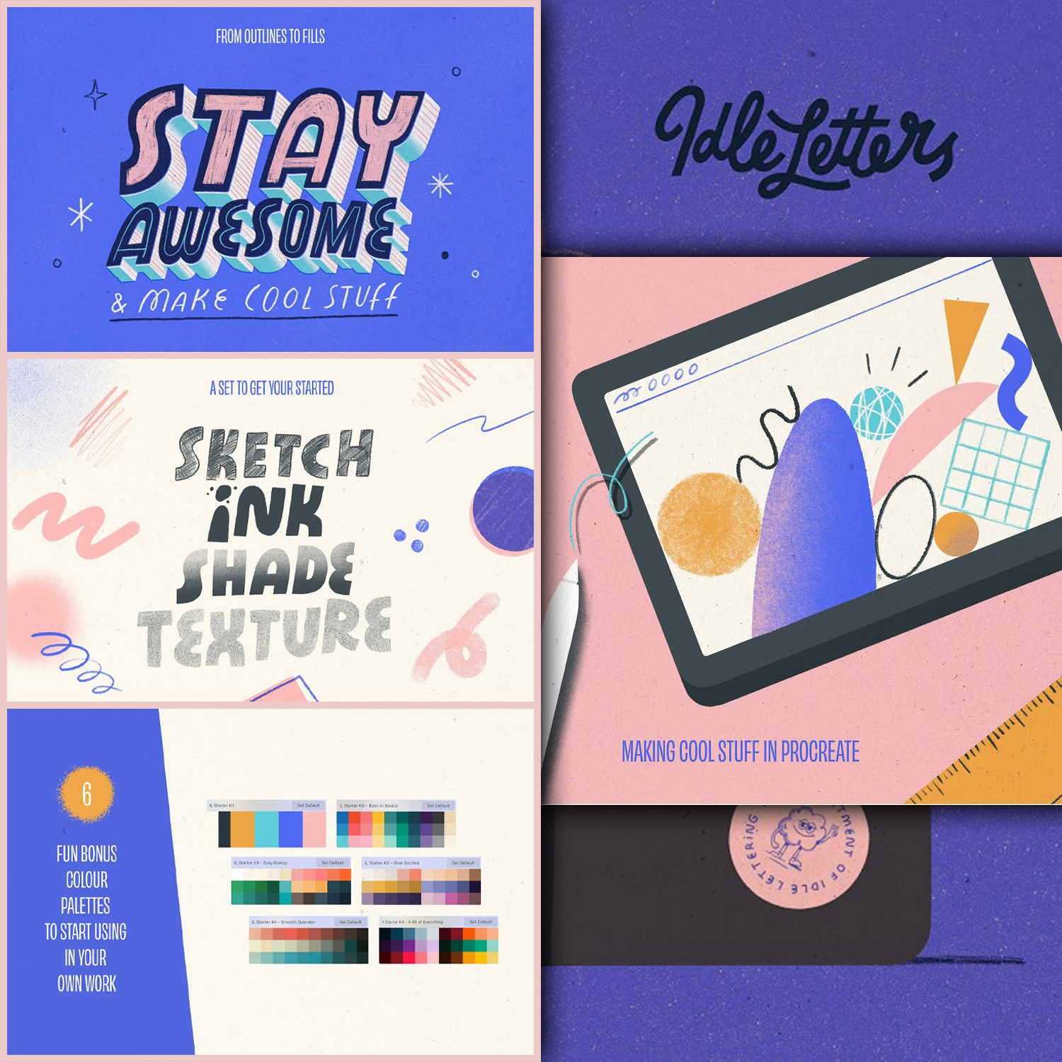 Preview the procreate starter kit.