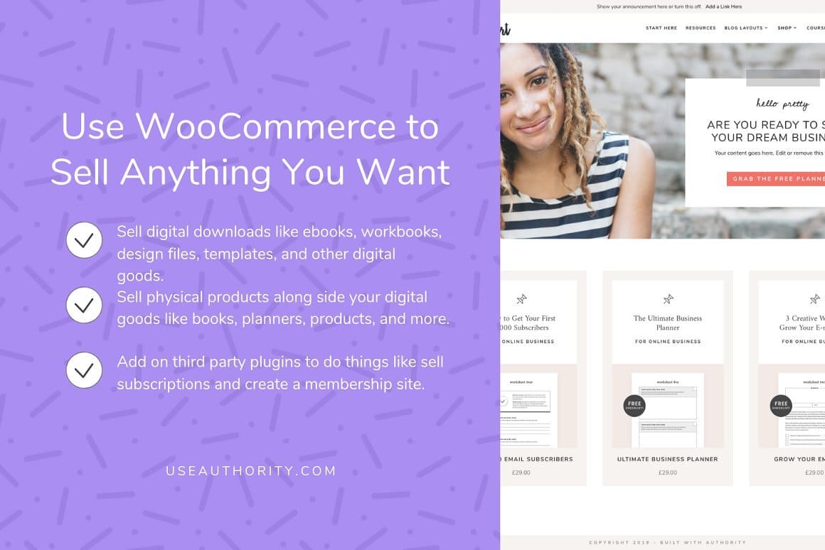 Use woocommerce to sell anything you want.
