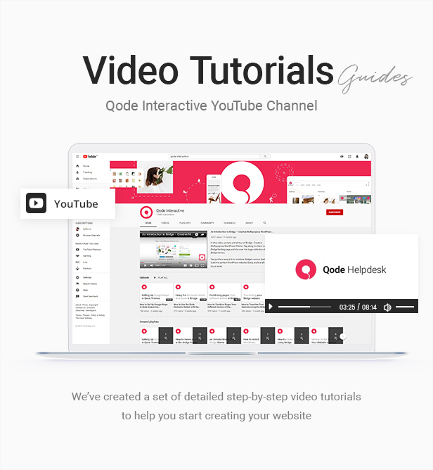 Video tutorial page.