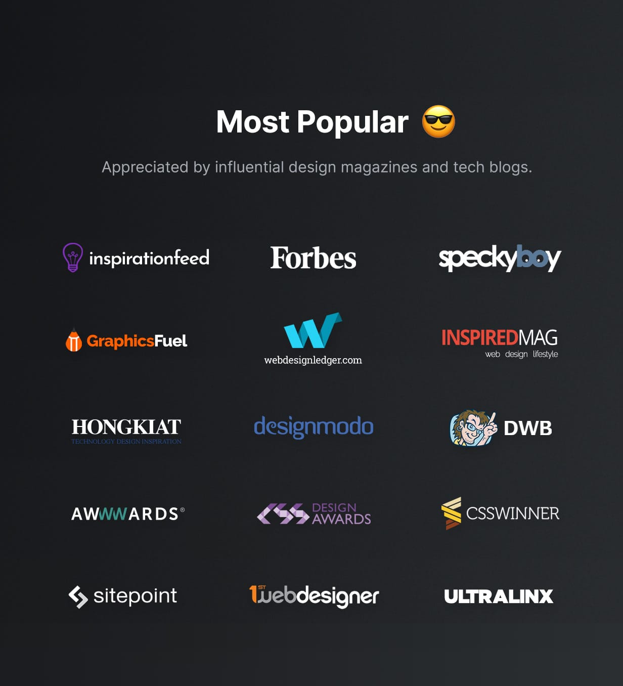 Popular brands.