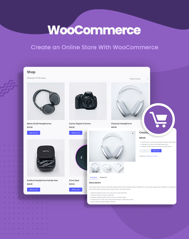 Product pages.
