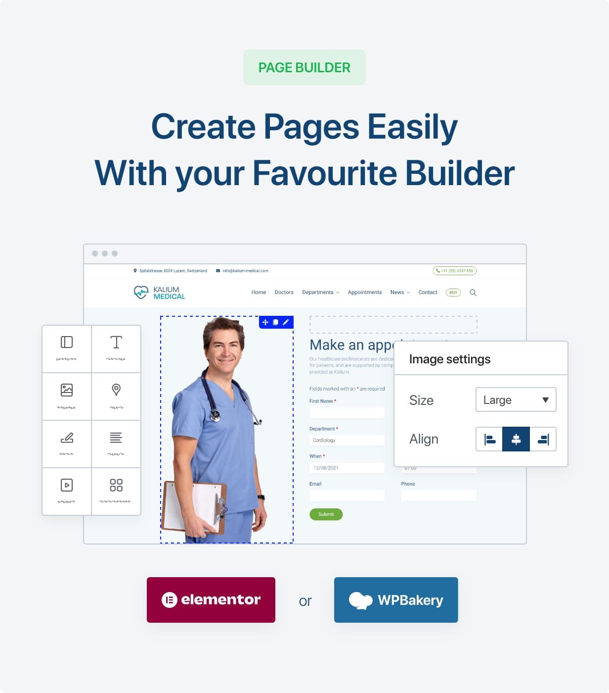 Page creation tool.