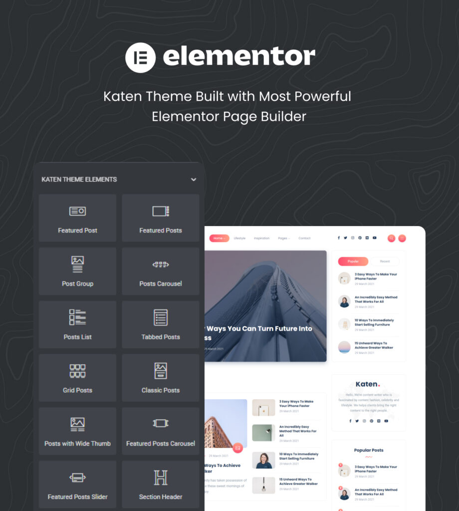 Katen - Blog & Magazine WordPress Theme – MasterBundles