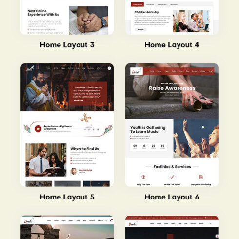 Deeds Best Responsive Nonprofit Church Wordpress Theme Masterbundles