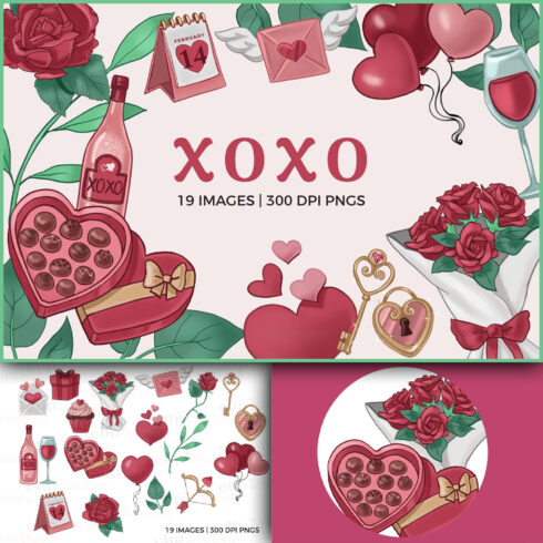 Images with xoxo valentine clipart.