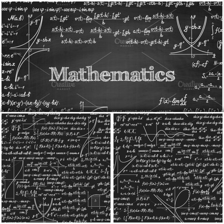 Mathematics School Vector Set – MasterBundles