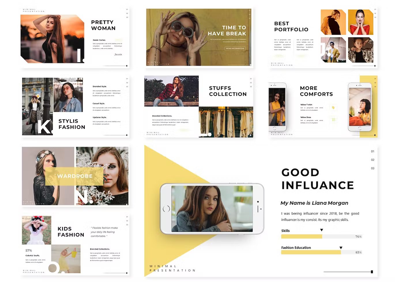 Awesome presentation template page.