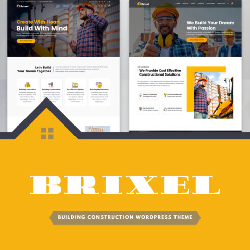 Brixel template for construction pages.