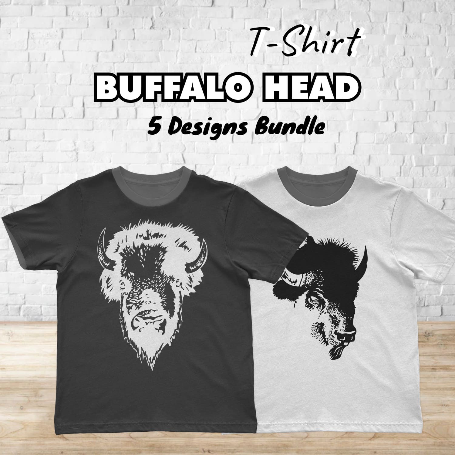 Images with buffalo head.