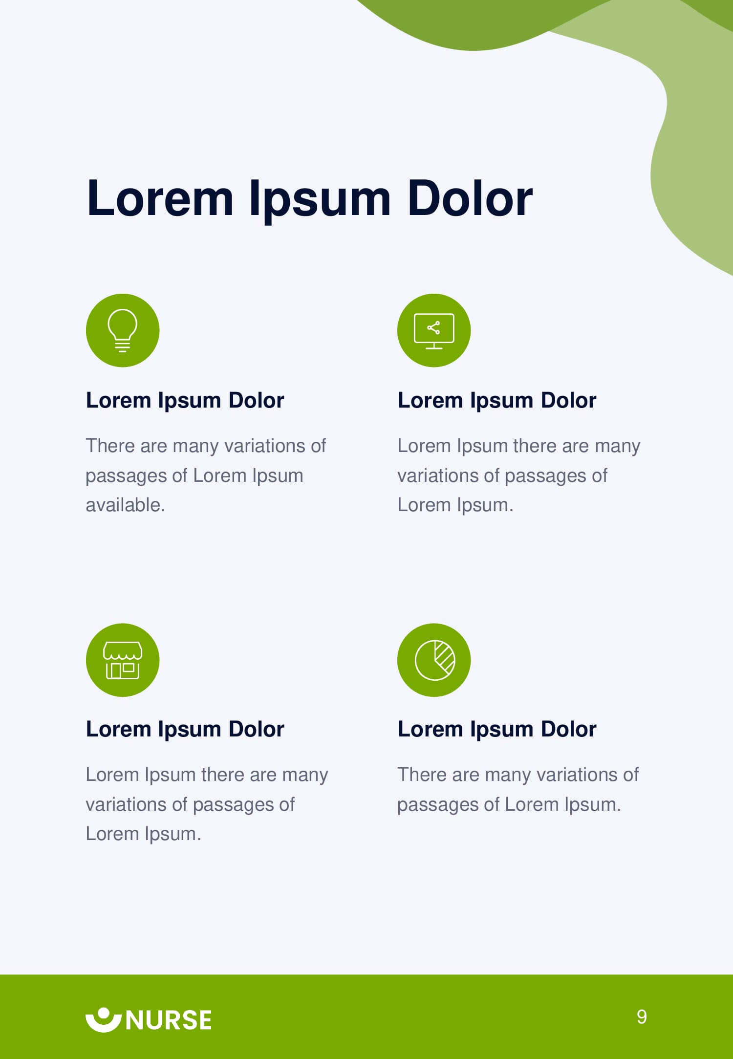 The four components of Lorem ipsum dolor.