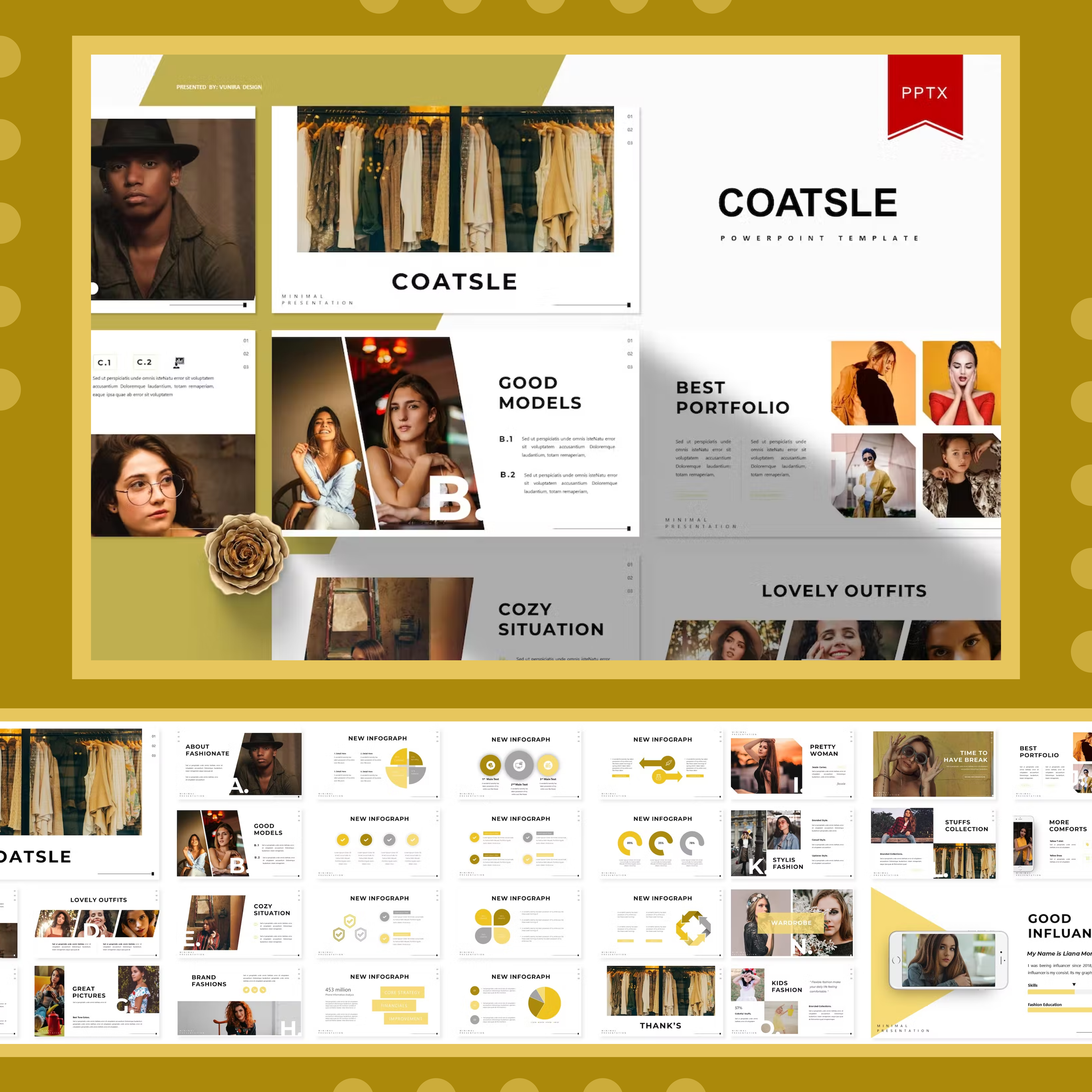 Images with coatsle powerpoint template.