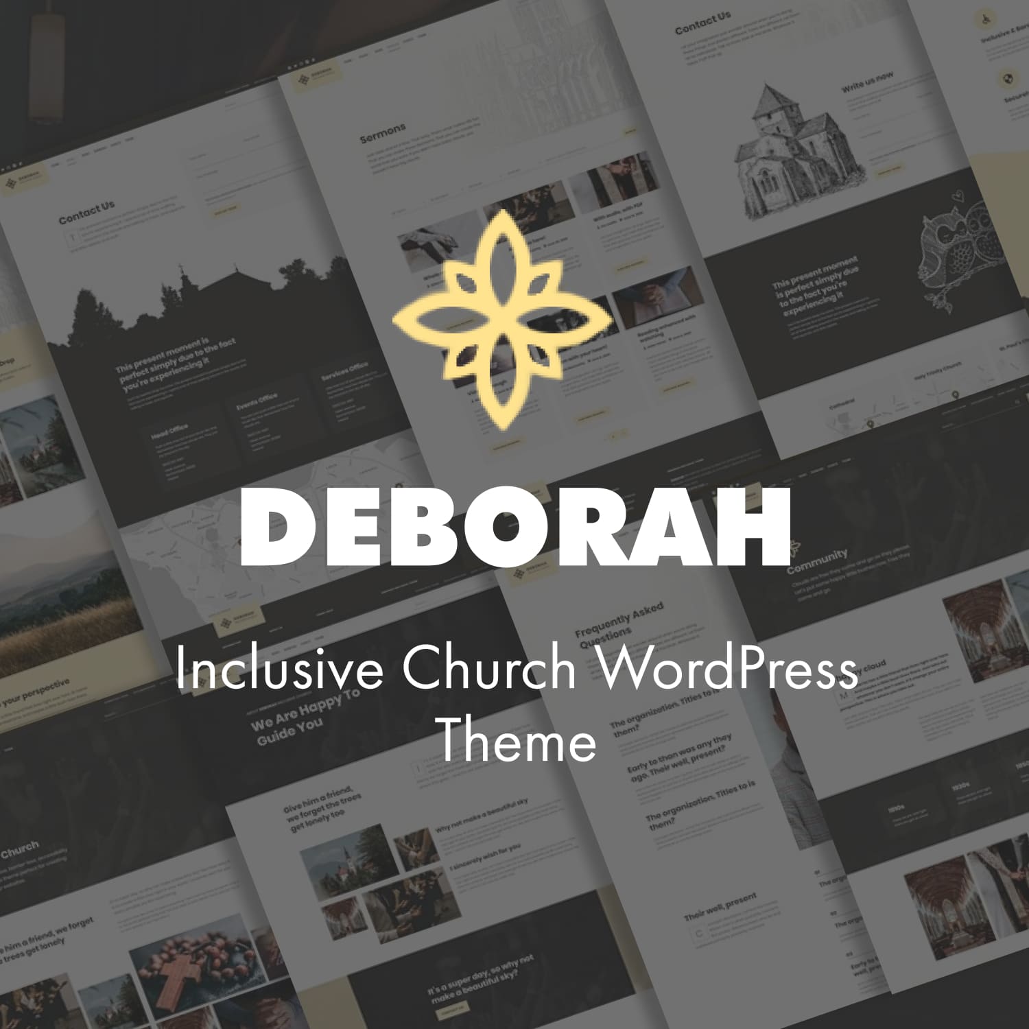 Deborah inclusive church wordpress theme.