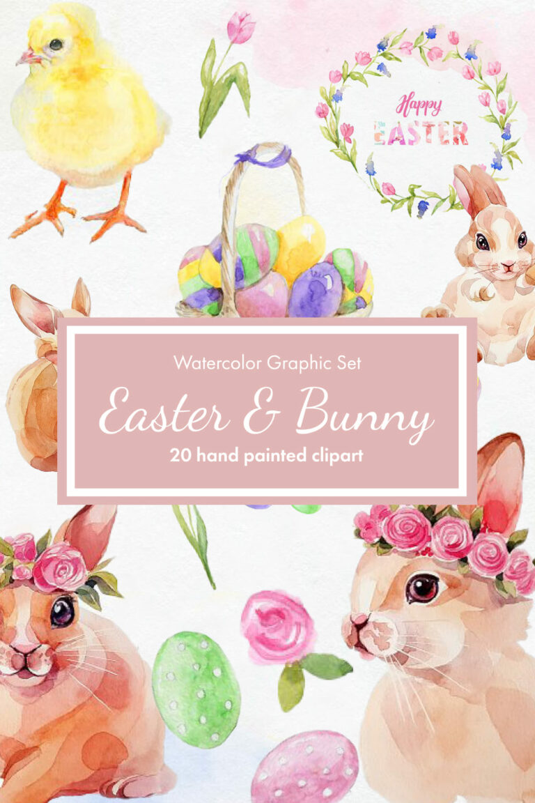Easter Clipart. Bunny Clipart – MasterBundles