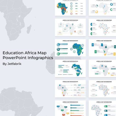 Education about Africa on the infographic.