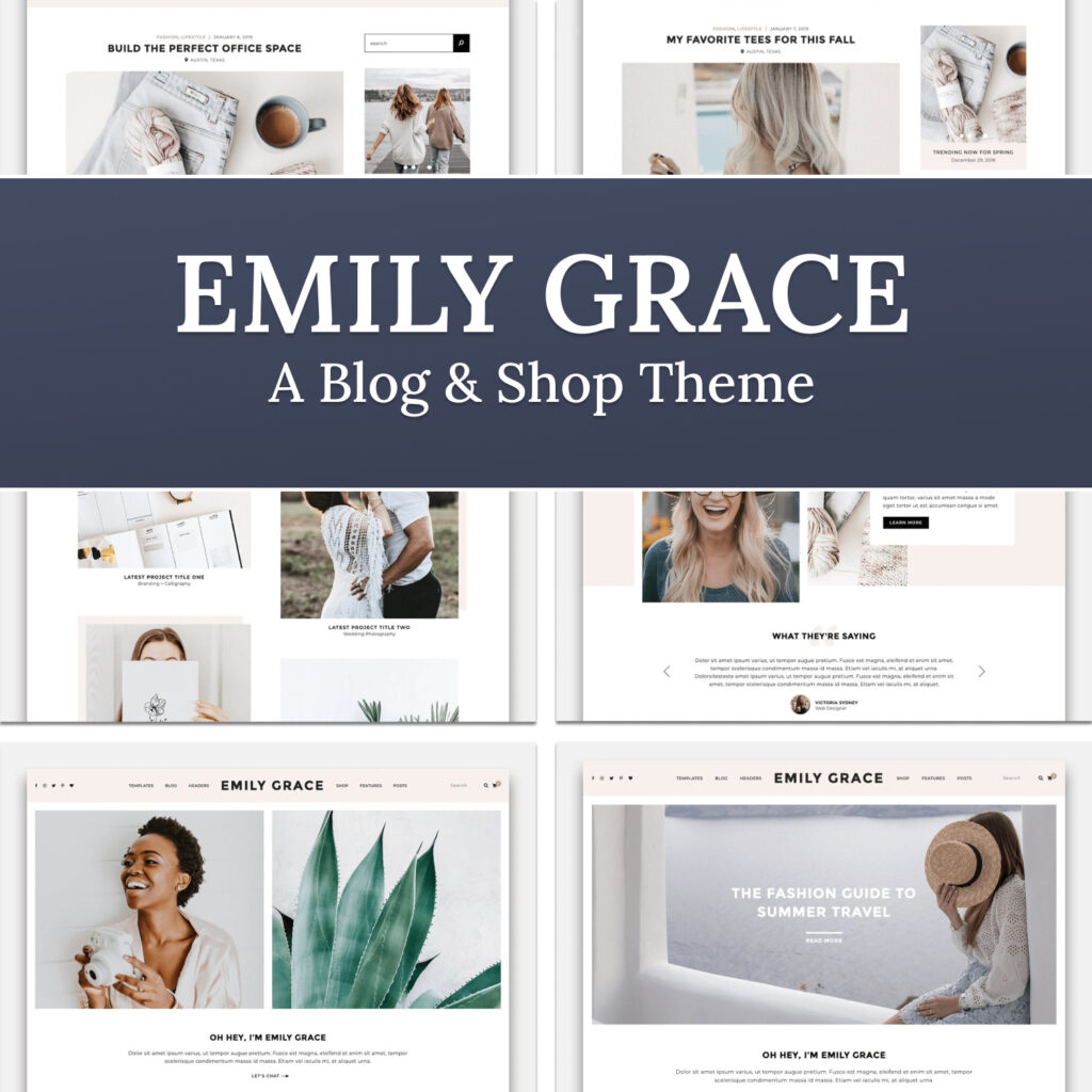Emily Grace - A Blog & Shop Theme – MasterBundles