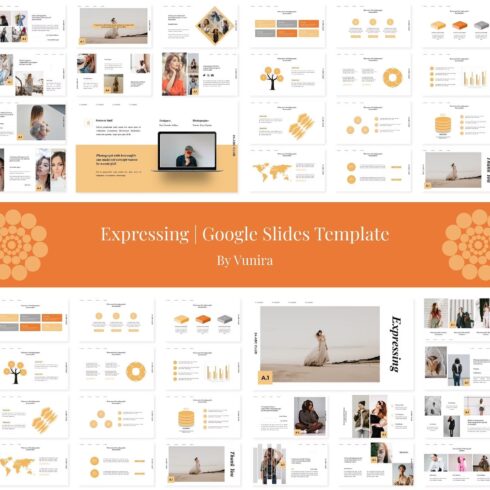 Expressing Google Slides Template, main picture 1500x1500.