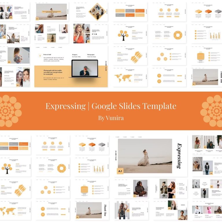 Expressing Google Slides Template MasterBundles