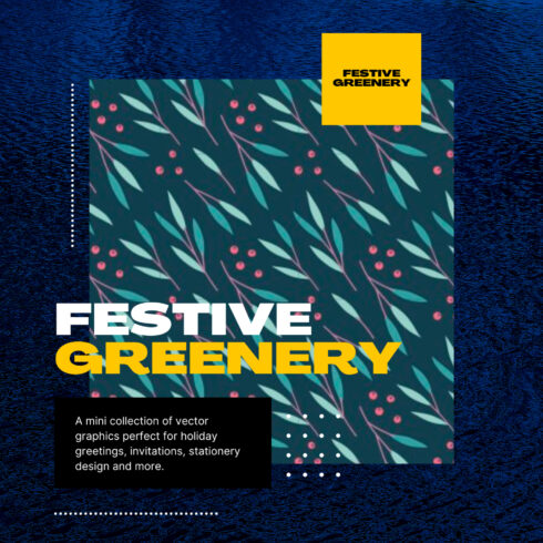 Preview images festive greenery.