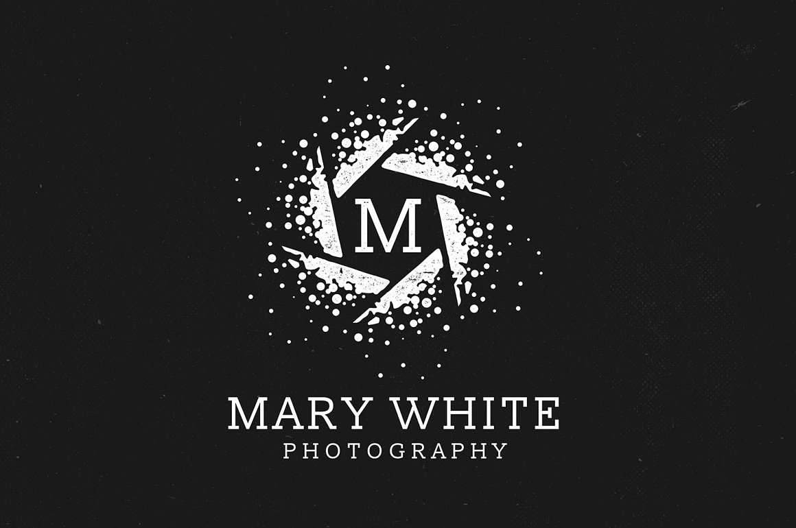 Awesome black and white logo.
