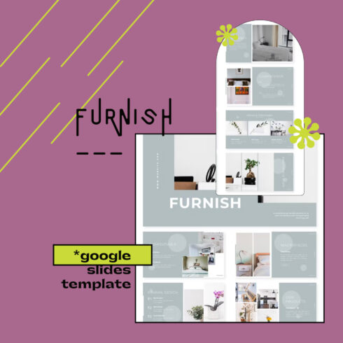 Preview images furnish google slides template.