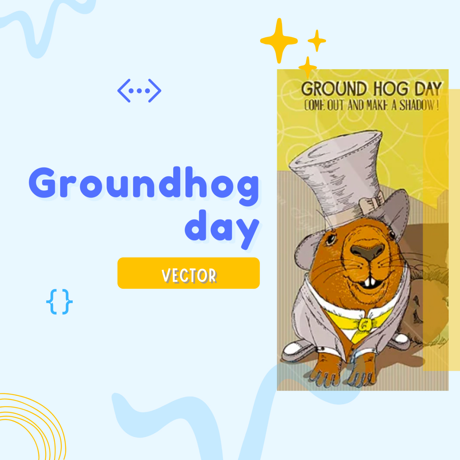 Preview images with groundhog day.