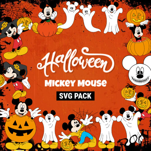Preview halloween mickey mouse svg pack.