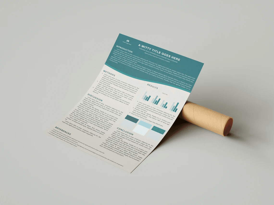 A preview of a brochure with graphs and data on a scientific topic.