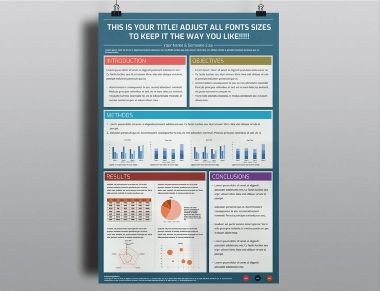 Pastel - Research Poster Template – MasterBundles