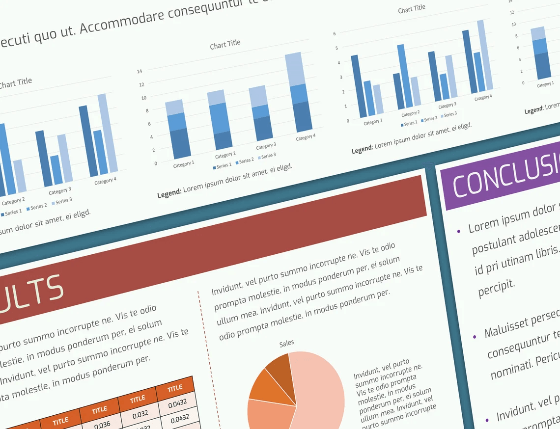 Bar chart template.