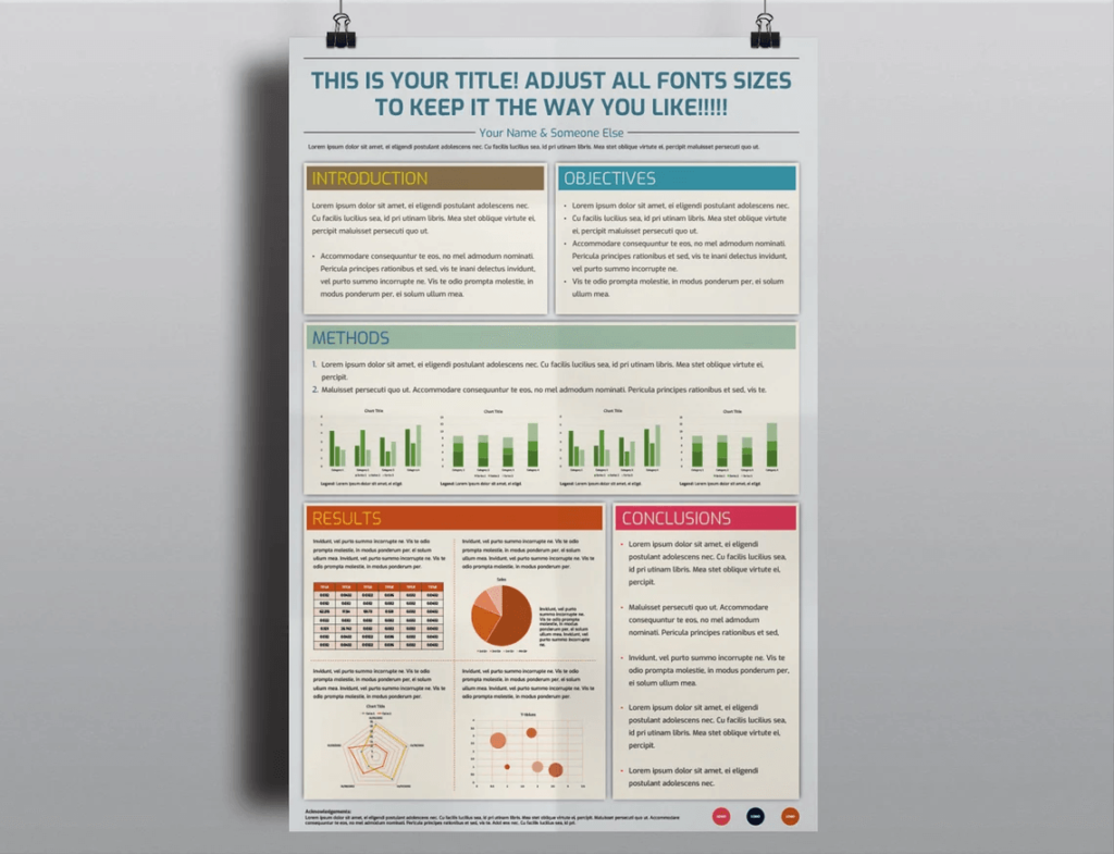 Pastel - Research Poster Template – MasterBundles