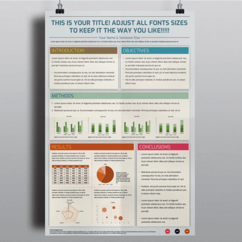 Pastel - Research Poster Template – MasterBundles