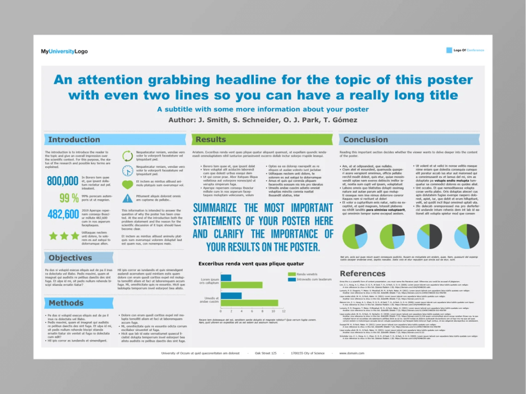 Scientific Poster Powerpoint Template Masterbundles