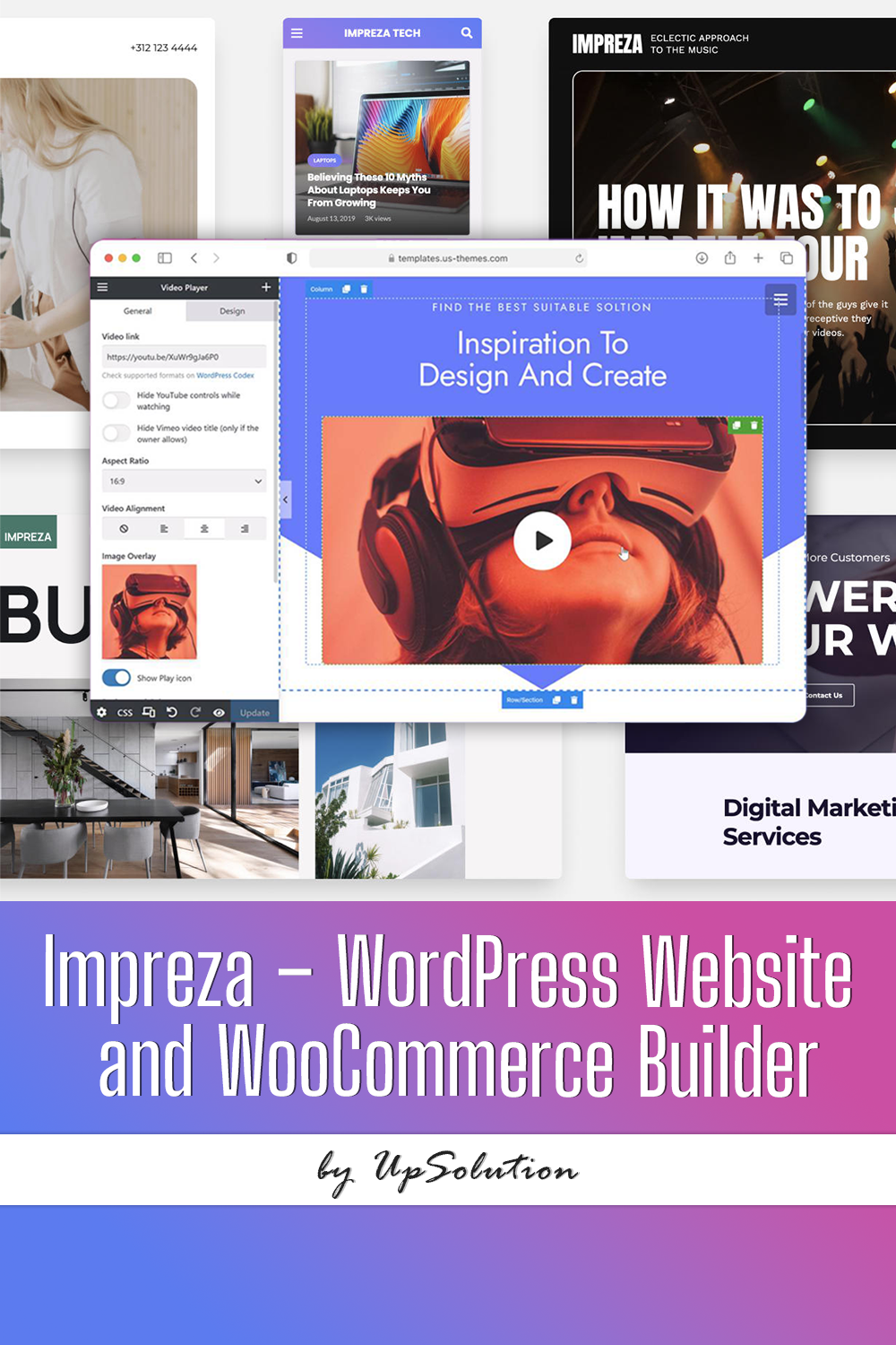 Pinterest images with impreza – wordpress website and woocommerce builde.
