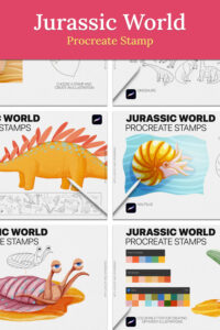 Jurassic World Procreate Stamp – MasterBundles