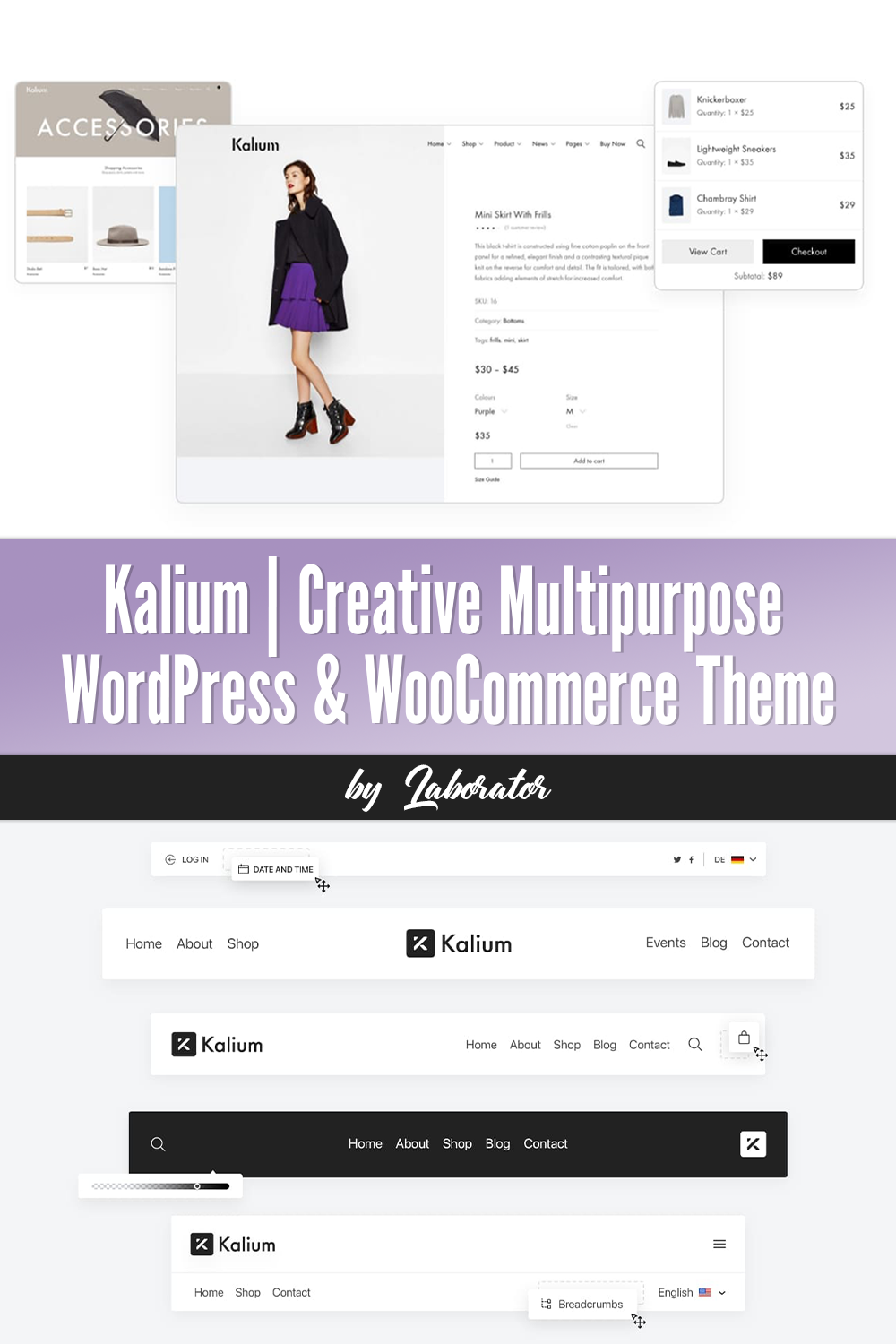 Pinterest images kalium creative multipurpose wordpress woocommerce theme.