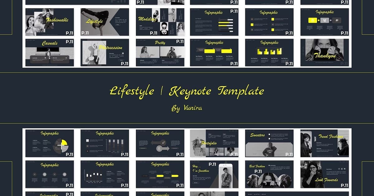 Lifestyle Keynote Template – MasterBundles