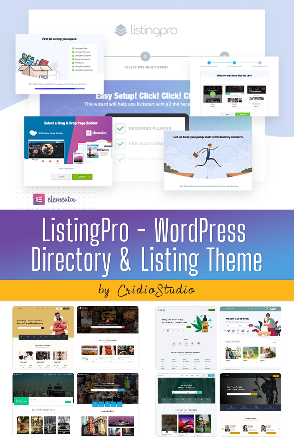 Pinterest illustrations listingpro wordpress directory listing theme.
