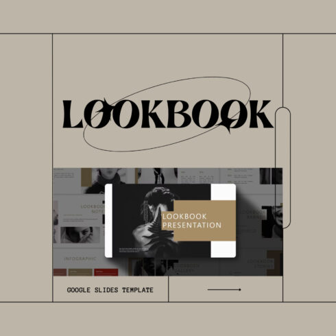 Preview images with lookbook google slides template.