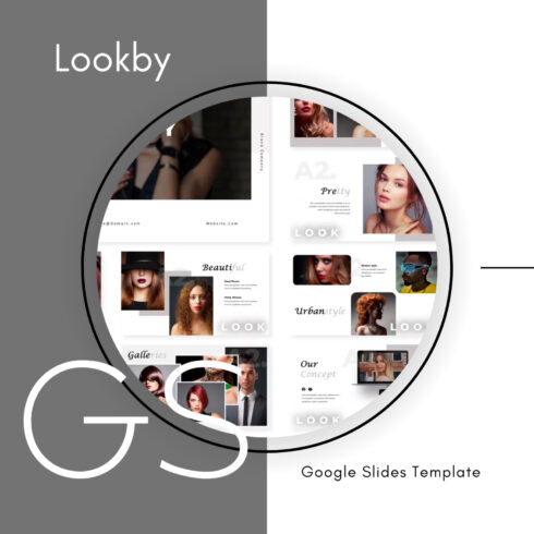 Preview images lookby google slides template.