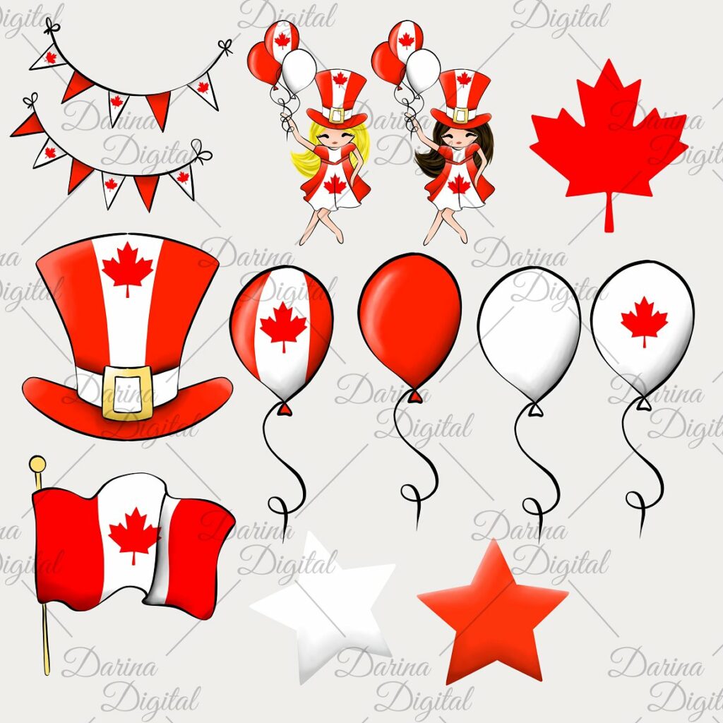 Canada Day Clipart – MasterBundles