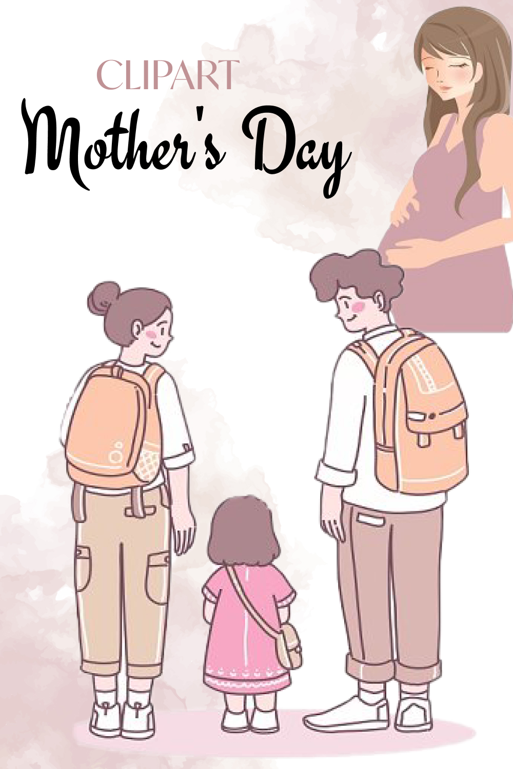 Pinterest of mothers day clipart.