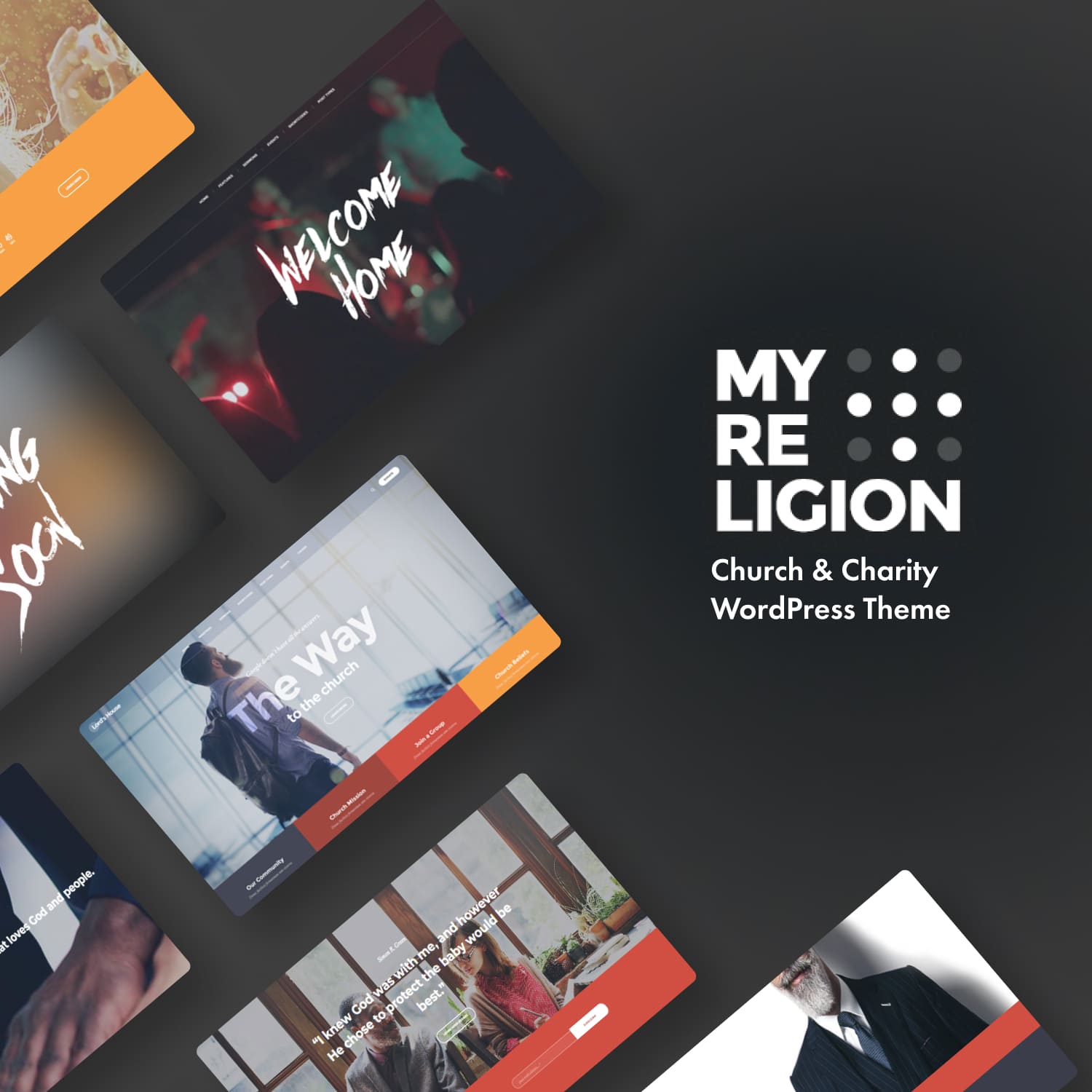 MyReligion - a theme that helps to bring God closer to people.