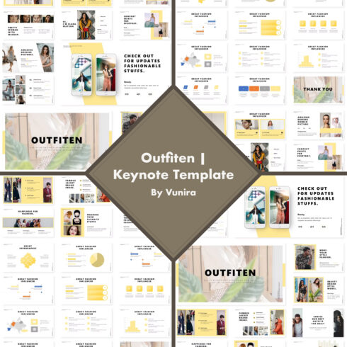 Images with outfiten keynote template.