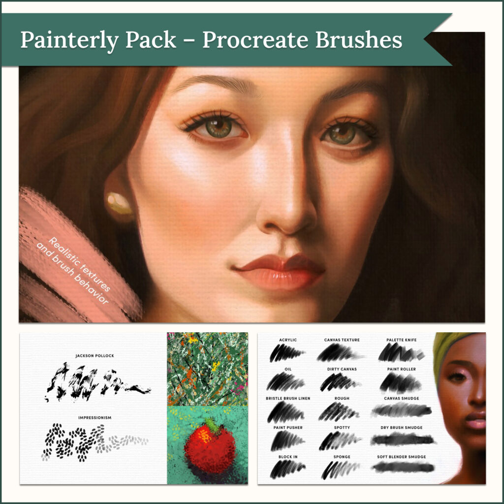 Painterly Pack – Procreate Brushes – MasterBundles