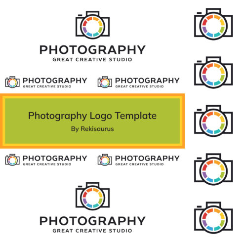 Images with photography logo template.