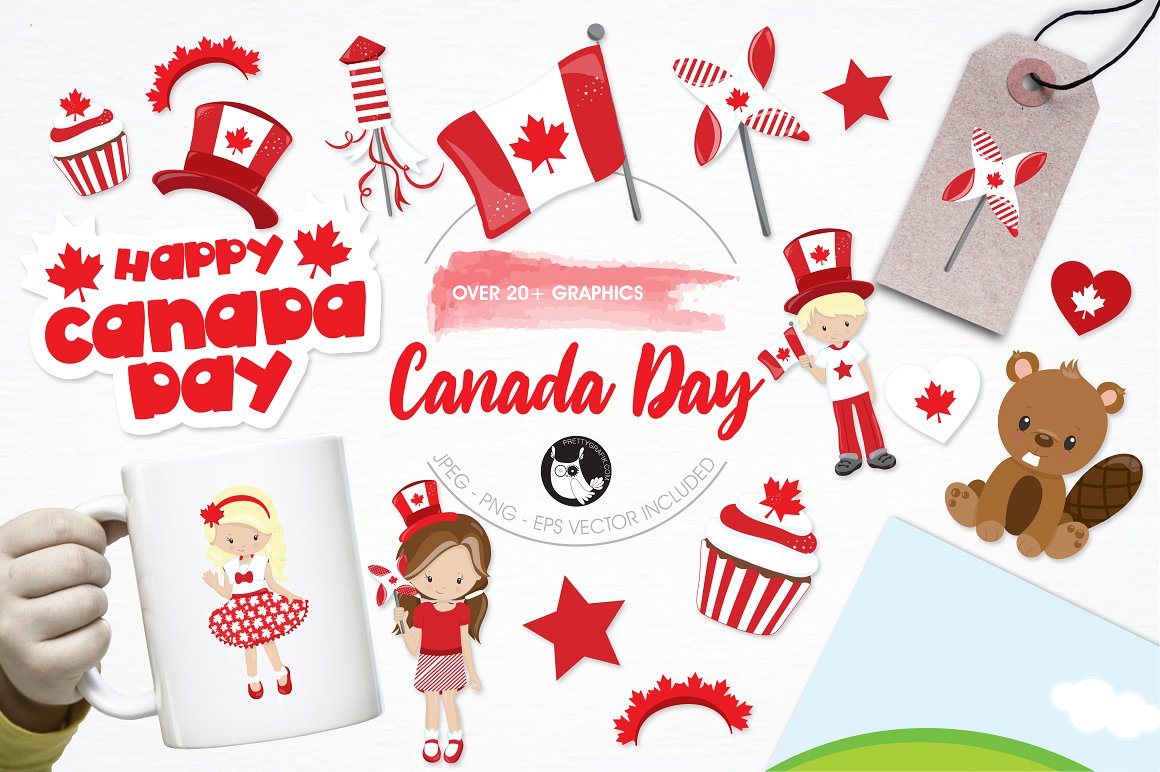 Canada Day Holiday Image.