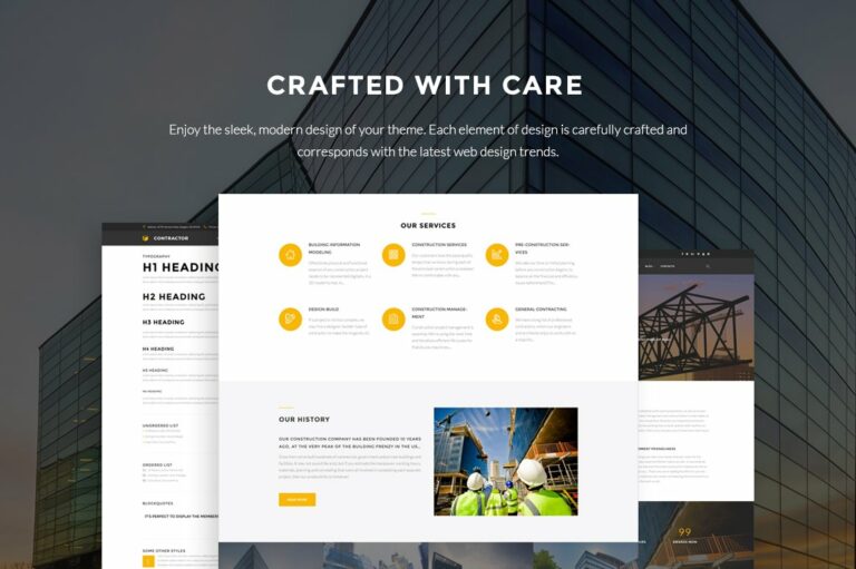 Contractor - Construction Company Theme – Masterbundles